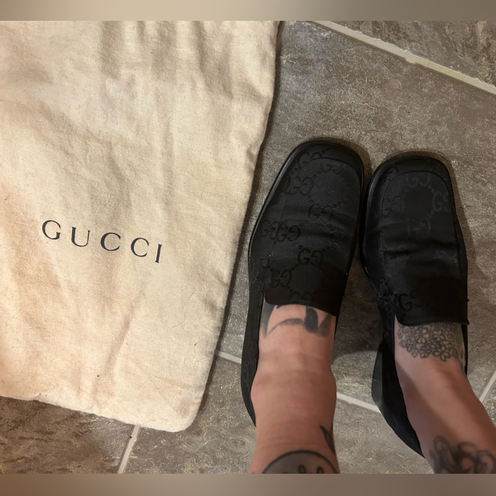 GUCCI loafers gently worn